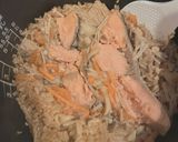 鮭とキノコのカレー味の炊き込みご飯作り方6写真