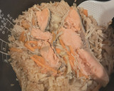 鮭とキノコのカレー味の炊き込みご飯作り方6写真