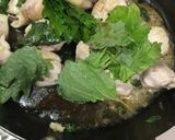 鶏もも肉と大葉のぽん酢炒め作り方2写真