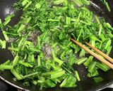 間引き野沢菜を美味しく食べる卵とじ作り方2写真