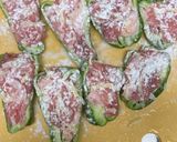 ピーマンの豚こまチーズ詰め作り方7写真