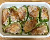 ピーマンの豚こまチーズ詰め作り方12写真