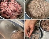 和牛筋のぼっかけ玉子とじ丼(牛すじ卵丼)作り方2写真