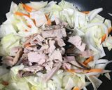 オリーブ油と醤油の和風なまり節パスタ❗️作り方3写真