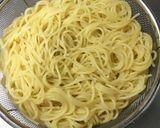 オリーブ油と醤油の和風なまり節パスタ❗️作り方4写真