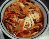 キノコ入り豚汁うどん❨(@≧↺≦@)❩ノ作り方6写真