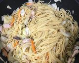 オリーブ油と醤油の和風なまり節パスタ❗️作り方5写真