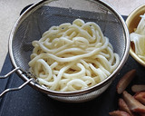 思い出の味★昔風さつま揚げの焼きうどん作り方2写真