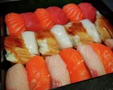 出来合い寿司の詰め込み❨(@≧↺≦@)❩作り方3写真