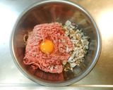 簡単マイタケチーズハンバーグ秋の味覚作り方1写真