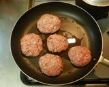 簡単マイタケチーズハンバーグ秋の味覚作り方2写真
