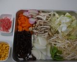 野菜たっぷり♪　ちゃんぽん風スープ作り方1写真