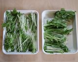 水菜のレンチン肉巻き作り方1写真