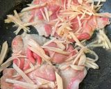 新生姜の豚肉炒め作り方1写真