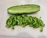 ゴーヤのきんぴら作り方1写真