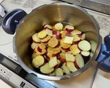 圧力鍋でさつまいもの煮物作り方2写真