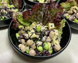 さつま芋とお豆とひじきのサラダ作り方7写真