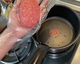 簡単チーズインハンバーグ(デミグラス)作り方10写真