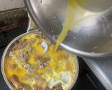 和牛筋のぼっかけ玉子とじ丼(牛すじ卵丼)作り方9写真