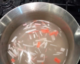 ちんげんさいとカニカマの中華スープ作り方3写真