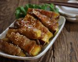 肉巻きさつまいもの照り焼き作り方6写真