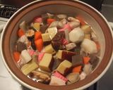 光熱費節約レシピ1☆鍋帽子でうま煮作り方3写真