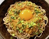 レンチンするだけ！極上肉味噌ニラそば作り方4写真