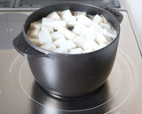 簡単美味しい【はんぺんとわかめのお吸い物作り方2写真