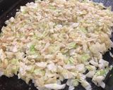 醤油ベースのもち明太チーズもんじゃ作り方6写真