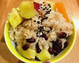 お芋と小豆の炊き込みご飯　簡単ヘルシー♡作り方15写真