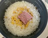 ベーコンとコーンの炊き込みご飯作り方2写真