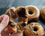 完熟バナナ入りマーブル焼きドーナッツ作り方8写真
