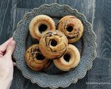 完熟バナナ入りマーブル焼きドーナッツ作り方9写真