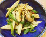 ごぼう・椎茸・ピーマン☆きんぴら作り方4写真