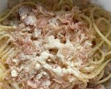 里芋と納豆のたれのパスタ作り方5写真