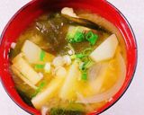 じゃがいもと玉ねぎのみそ汁作り方7写真
