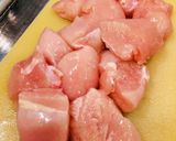 鶏胸肉の照りマヨしょうが焼き作り方1写真
