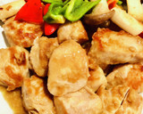 鶏胸肉の照りマヨしょうが焼き作り方5写真