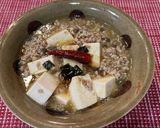 実山椒の鶏そぼろで白の麻婆豆腐作り方5写真