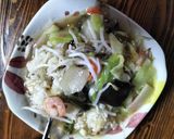 厨房ばあばぁ！インスタント餡掛け丼。作り方4写真