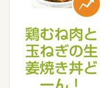 胸肉と玉ねぎの生姜焼き丼どーん！作り方10写真