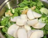 青梗菜とかぶ*冷やし中華ダレ炒め作り方4写真