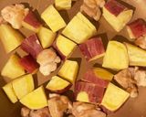 ♡鶏肉とさつまいものマヨ出汁醤油♡作り方3写真