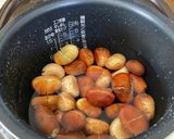 炊飯器で栗を茹でる作り方3写真