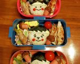 キャラ弁　運動会練習弁当〈9月〉作り方4写真