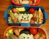 キャラ弁　運動会練習弁当〈9月〉作り方7写真