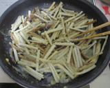 ご飯のお供♬ごぼうと胡桃の西京味噌炒め！作り方3写真