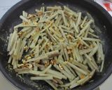 ご飯のお供♬ごぼうと胡桃の西京味噌炒め！作り方5写真
