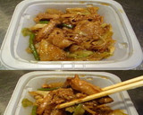 美味ドレ牛丼のたれ牛肉とエリンギの炒め物作り方2写真