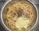 お弁当にも！簡単☆時短べーマヨパスタ作り方6写真